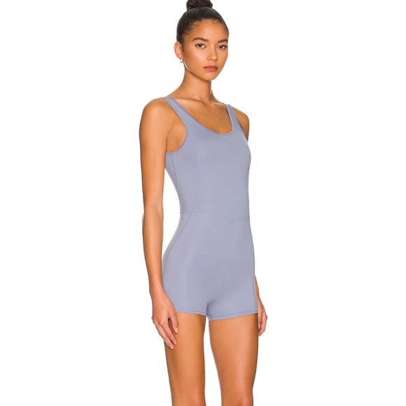 Well Being + Being Well MoveWell Juniper Romper in Steel Blue - M - Picture 5 of 8